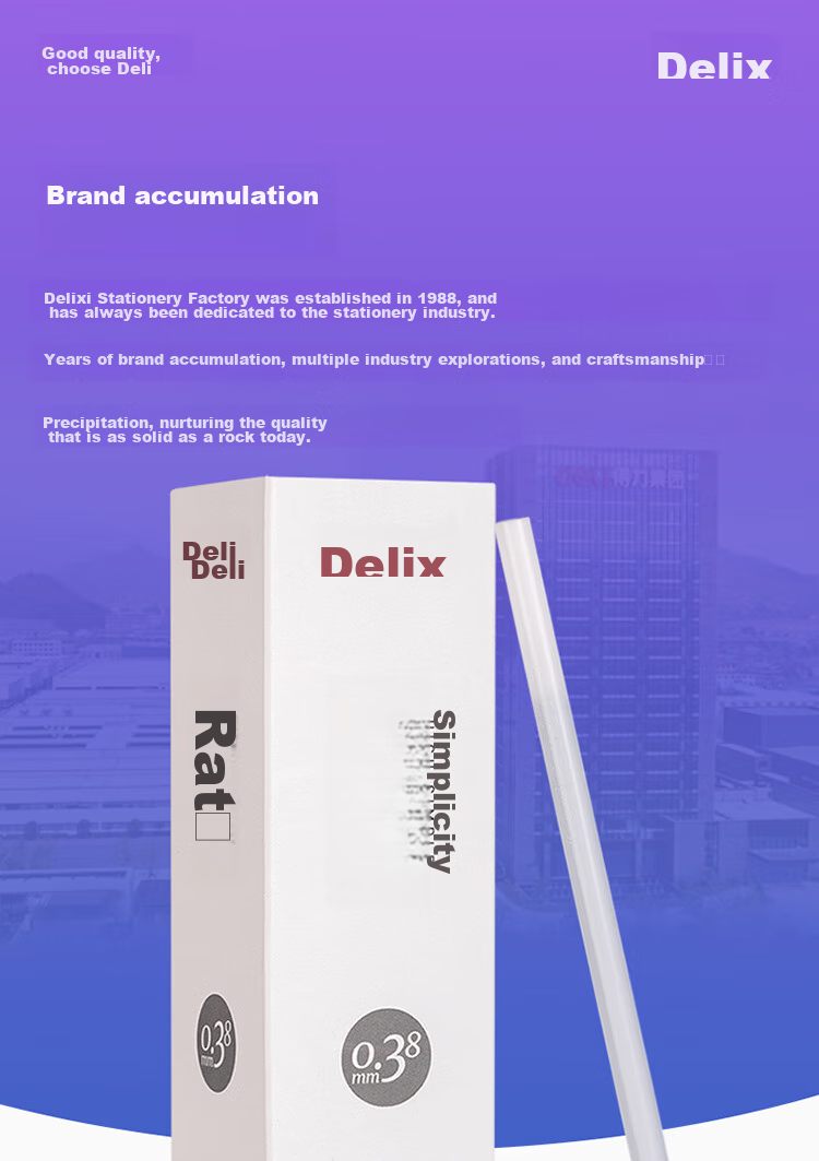 Deli [Best-Selling Product] Simple Push-Button Gel Pen Refills, Push-Button Signature Pen Refills, 0.38mm Full Needle Tip, Black, 20 Pieces/box, A880 1