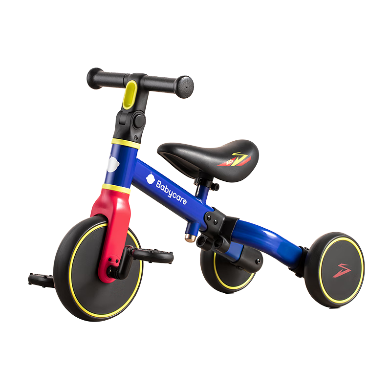 Babycare Children's Tricycle, Baby Balance Bike, Multifunctional Two-In Learning And Gliding Bike, for Ages 1-5, Aolian Blue