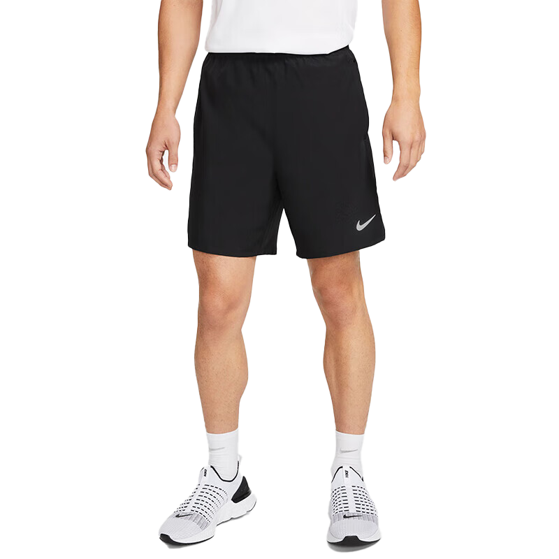 NIKE Men's Loose DRI-FIT CHALLENGER Sports Shorts, DV9345-010, Black, XL