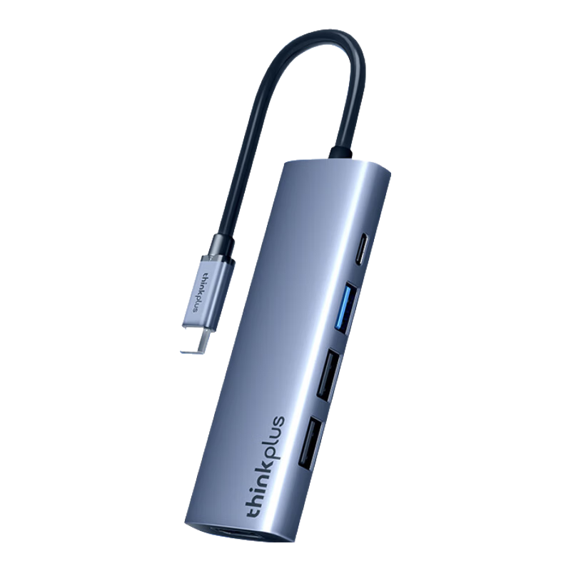 ThinkPad Lenovo Type-C Expansion Dock, USB Hub, HDMI to VGA Converter, PD Fast Charging Adapter, Laptop Expansion Dock, Aluminum Alloy Material LC05-V