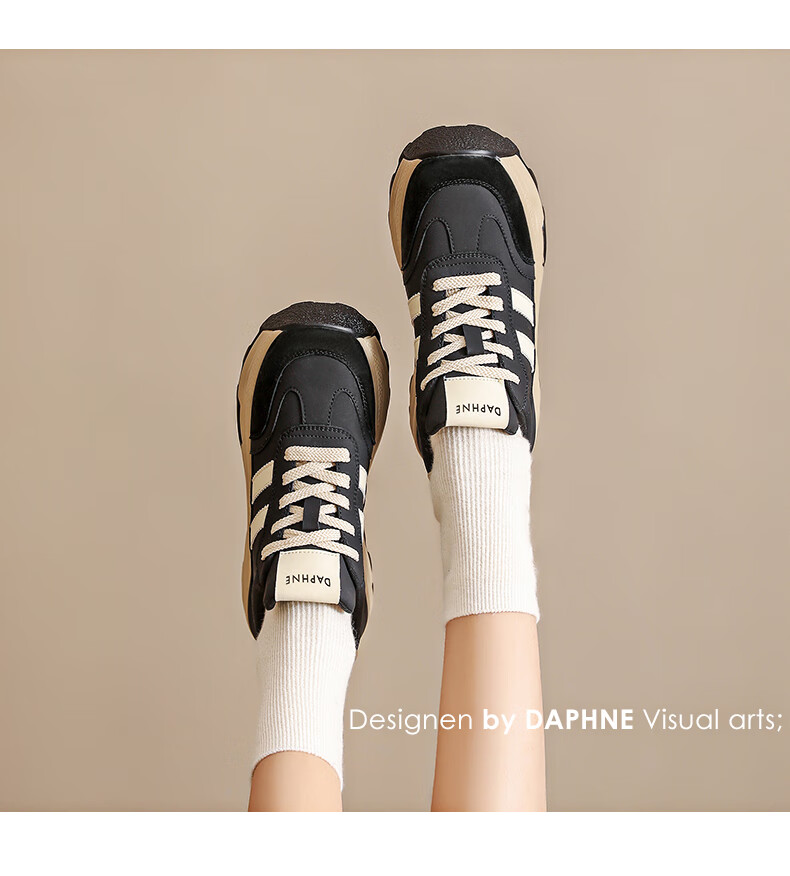 DAPHNE Chunky Dad Sneakers for Women, New Spring 2026 Retro Platform Heightening Training Shoes, Casual Versatile Sports Shoes for Wome 14