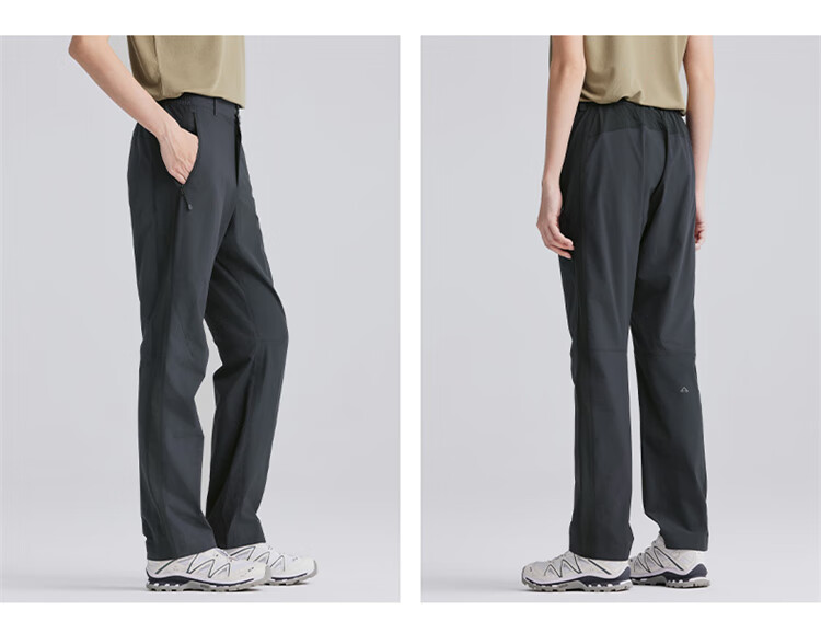 Pioneer Camp Windproof Outdoor Pants for Women, Summer Lightweight Sports Hiking Climbing Trousers, Breathable Water-Repellent Casual Straight-Leg Long Pants 16