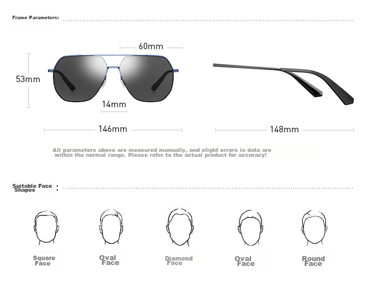 BOLON Aviator Polarized Sunglasses, Toad-Shaped Glasses, UV Protection, Driving Sunglasses, Trendy, BL8068C60 10