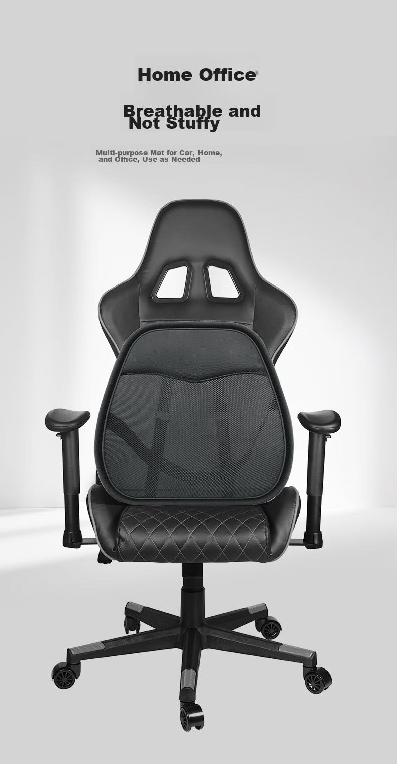 GREAT LIFE Car Lumbar Support, Summer Ice Silk Breathable Waist Cushion, Seat Backrest for Office, Waist Pad for Car Use 9