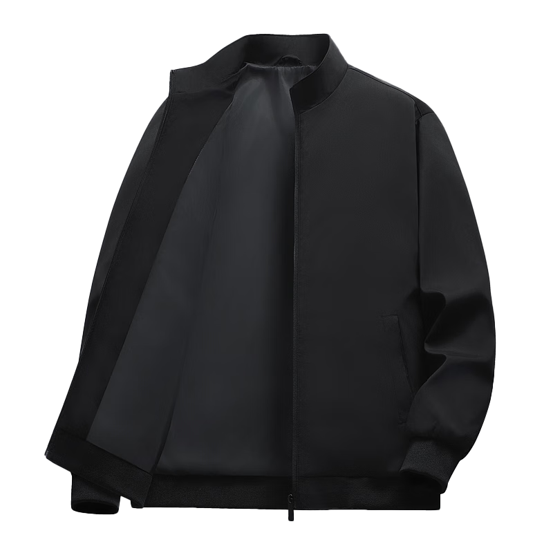 RED DRAGONFLY Men's Business Casual Fashion Versatile Comfortable Lapel Jacket Black L