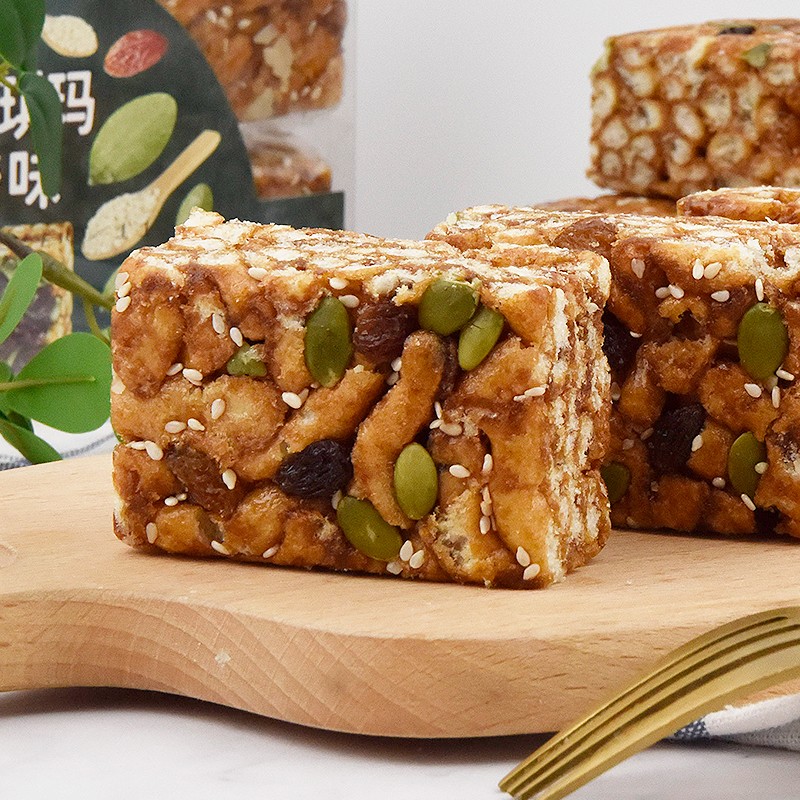 名沙坚果沙琪玛黑糖味430g 传统糕点蛋糕休闲零食早餐代餐下午茶点心