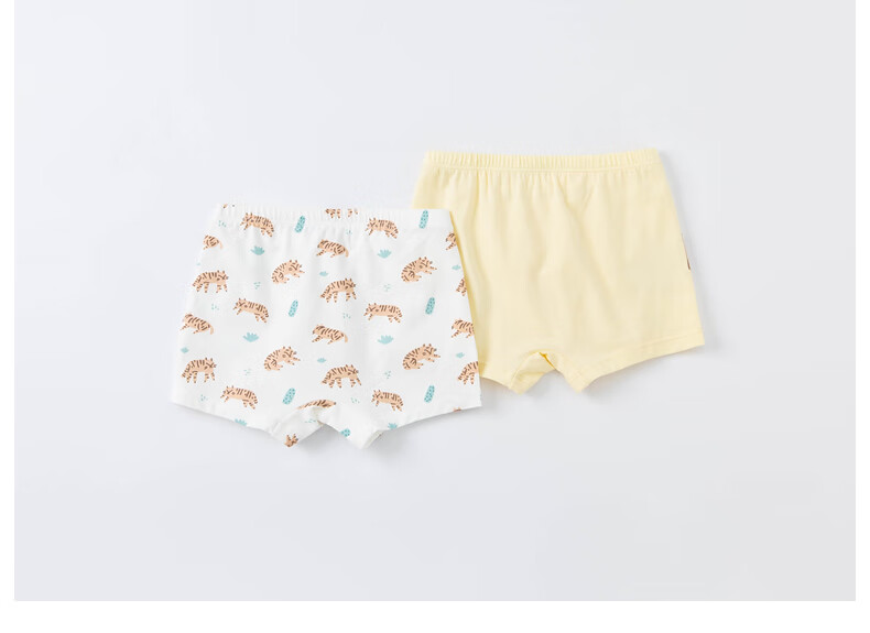 DAVE & BELLA [Two-Pack] Boys' Elastic Boxer Briefs 2024 Children's Boxer Shorts Baby Underwear 31