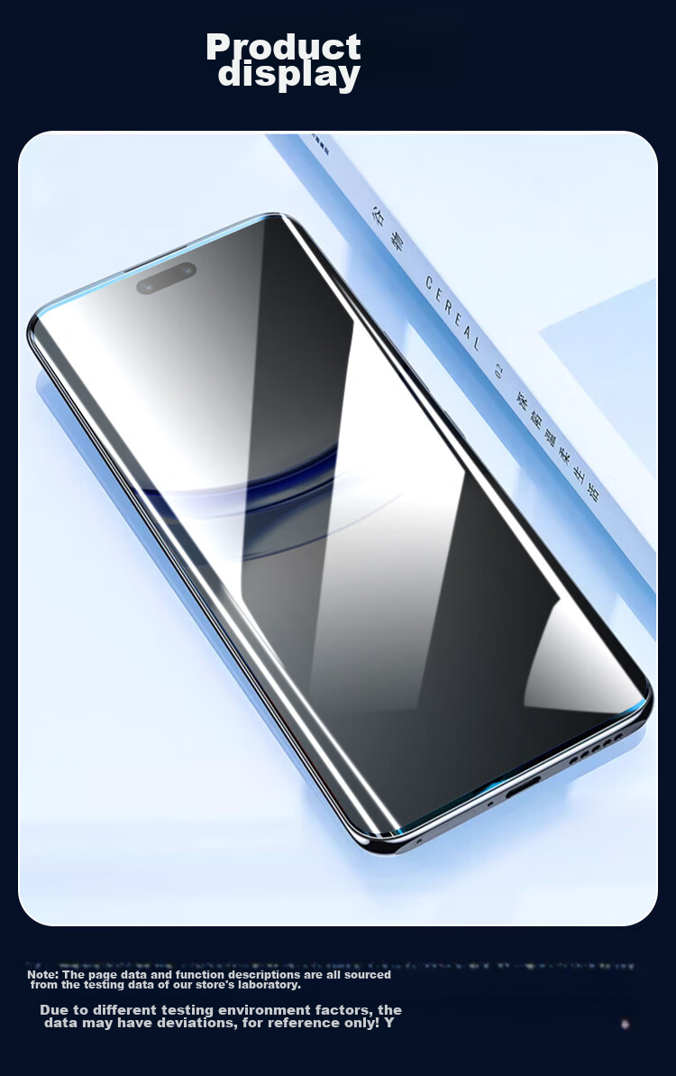 KOOLIFE Privacy Screen Protector for Huawei Nova 12 Pro/Ultra, Anti-Peeping Tempered Glass Film for Nova 13 Pro, Ultra-Thin HD Full Coverage Anti-Drop Fingerprint Resistant Protective Film 19
