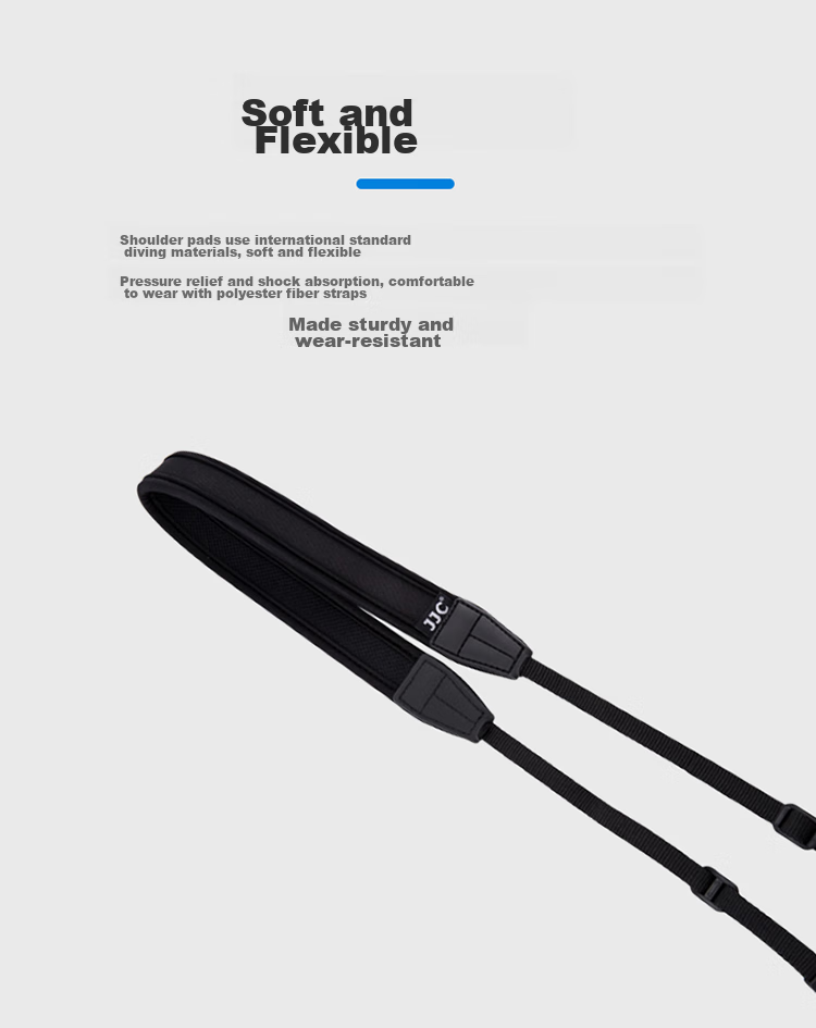 JJC Camera Shoulder Strap, DSLR And Mirrorless Camera Strap, Compatible with Canon, Nikon, Sony, Fuji 3