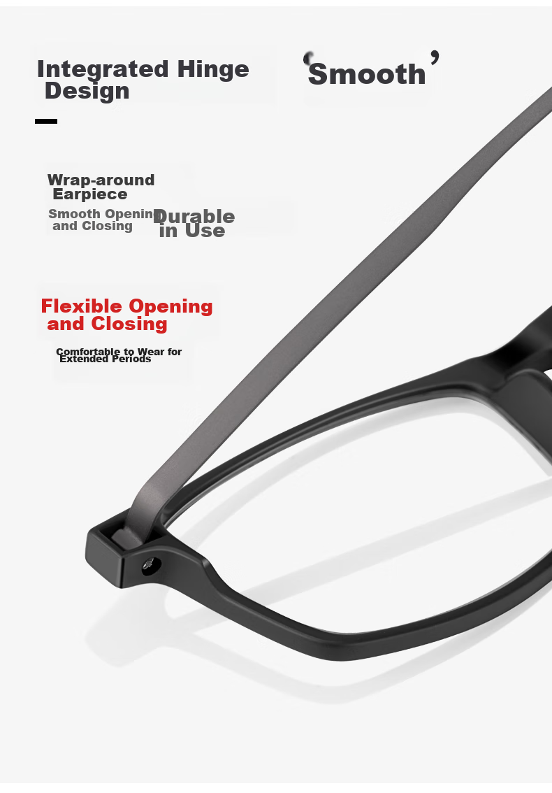 BUZZ Anti-Blue Light Reading Glasses for Men, High Definition Japanese Imported Lenses, Ultra-Light Titanium Frame Reading Glasses for Women, Elderly, And Fathers 10