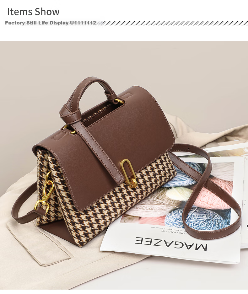 Aiqinghai Handbag, Women's Shoulder Bag, Crossbody Bag, Tote Bag, Light Luxury Brand, Commuter Gift, Practical Present for Mother's Day 7