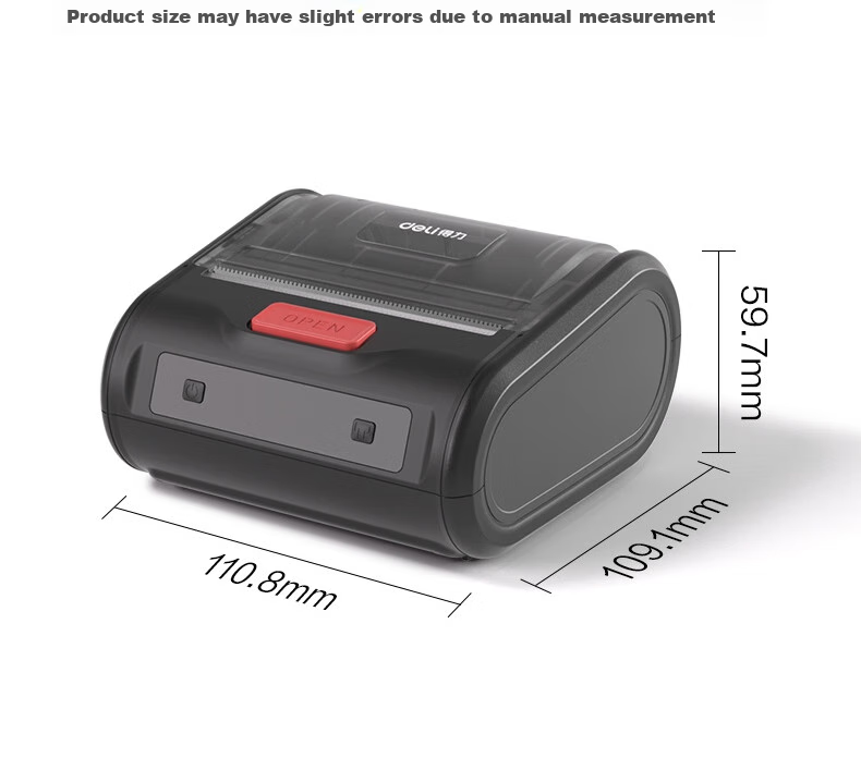 Deli GE382W High-Speed Express Printer, E-Commerce Single-Sheet Thermal Printing, 80mm Warehouse Logistics Commercial Office Adhesive Barcode Label Printer, Bluetooth Versio 23