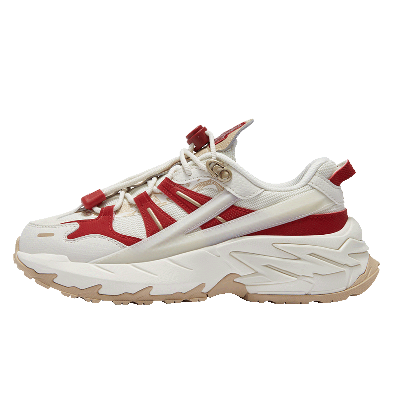 FILA FUSION FILA Trendy Star Shoes, 2025 New Year CNY Style, Casual Shoes, Red Sneakers for Wome