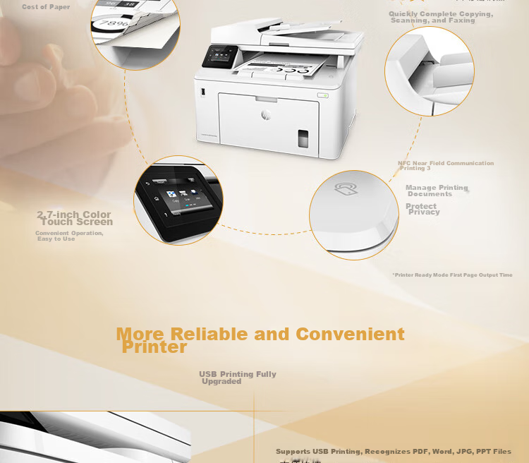 HP M233dw Monochrome Laser A4 All-in-One Printer Wireless Printing Copying Scanning Office Auto Duplex (Original 1-Year Warranty) 3