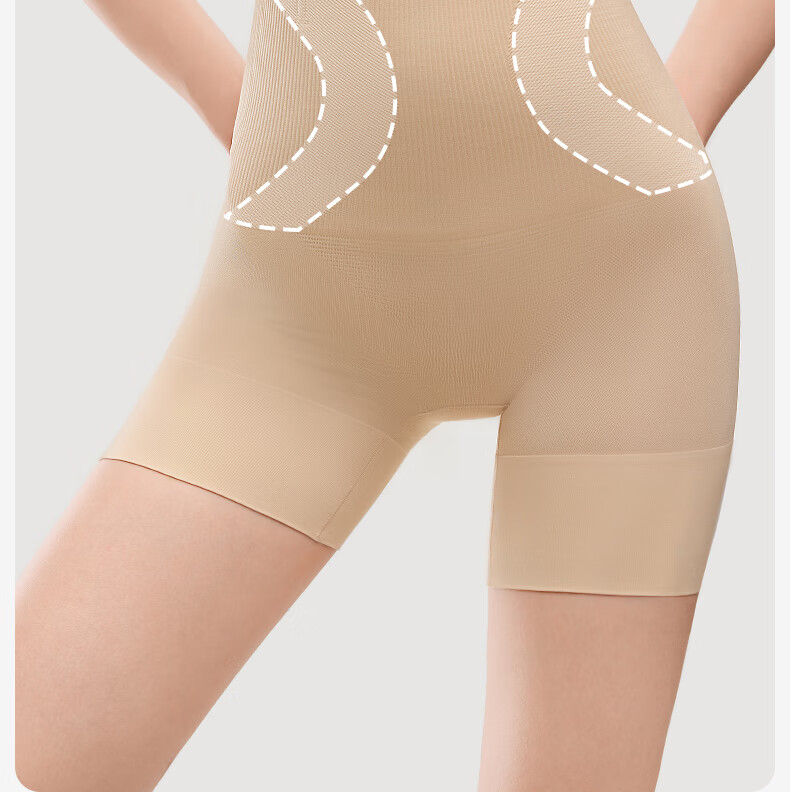 YOUKESHU Tummy Control And Butt-Lifting Underwear for Women, 7A Antibacterial Waist-Shaping Breathable Shapewear Panties, Slimming Belly, Seamless Safety Shorts 7