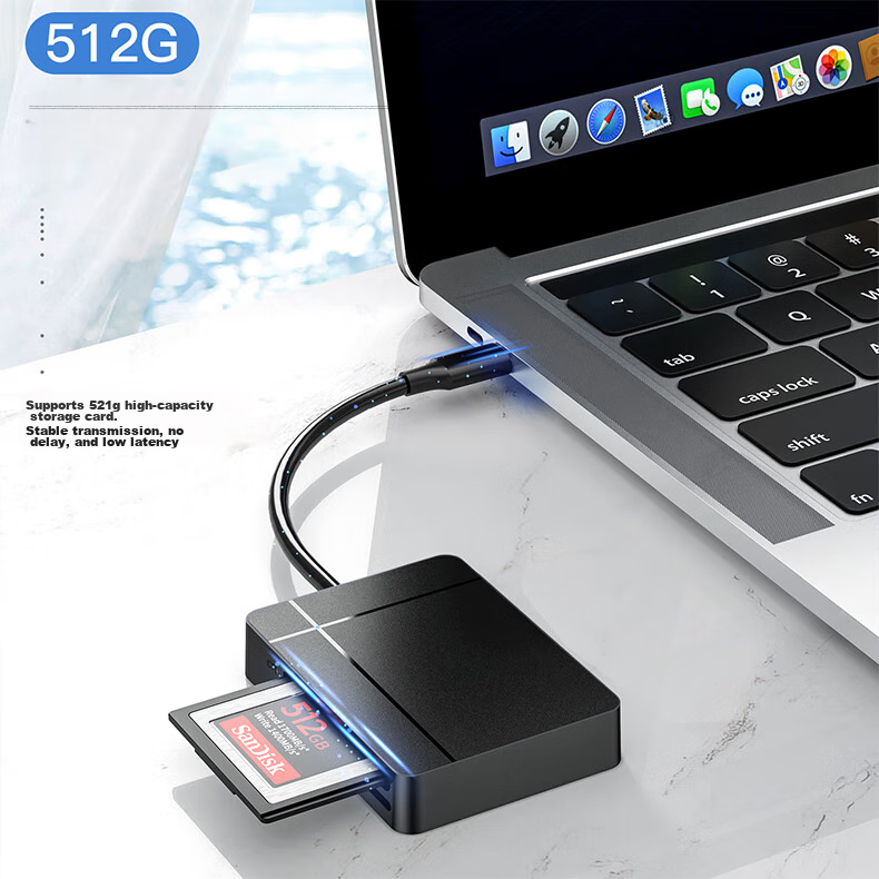 LinkStone Type-C/USB3.0 Multifunctional High-Speed Card Reader SD/TF/CF/XD/MS Card Supports Sony Memory Cards, Sony Flash Drives, Camera, Camcorder, PSX Game Console 5