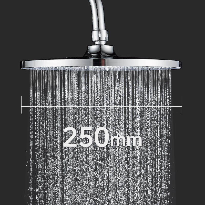 MEJUE Shower Head, Top Spray, Bath Shower, Air Pressure Boosting Nozzle, Shower Head, Top Spray Z-05367
