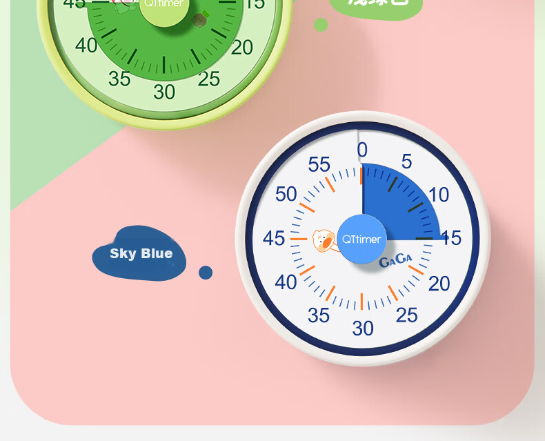 QT-TIMER [Lowest Price Online] Mechanical Timer, 2026 New Model, Student And Children's Time Management Device, Kitchen Timing Tool for Cooking And Baking, Countdown Timer, Self-Discipline Timer, Time Control Gadget 29