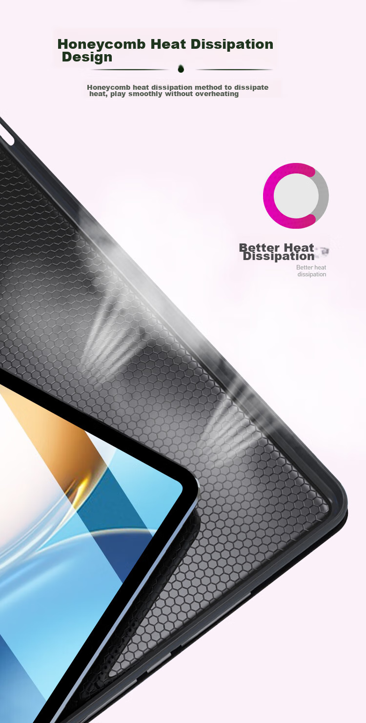Jiangming Compatible with Honor Tablet Case V7, 10.4-Inch 2021 Model Tablet Silicone Soft Shell, Smart Sleep Thin Shockproof Cute Painted Patter 7