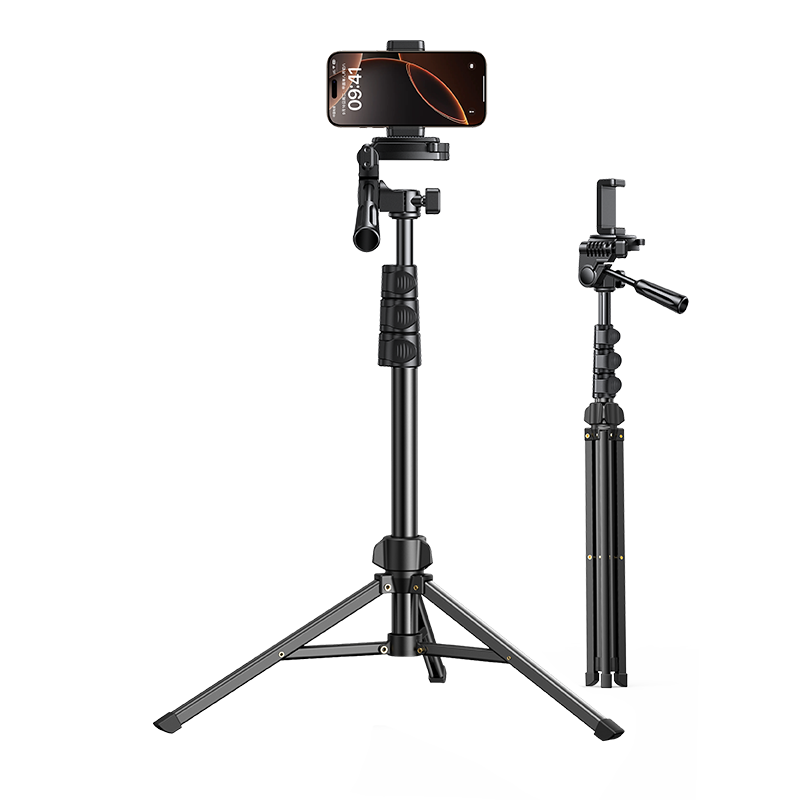 UGREEN Floor-Standing Phone Stand, Live Streaming Tripod, Multifunctional Gimbal, Anti-Shake Selfie Stick, Outdoor Portable Shooting And Recording Photography Stand, Can Be Used Horizontally, Vertically Or Downward, Large Gimbal Phone Mount
