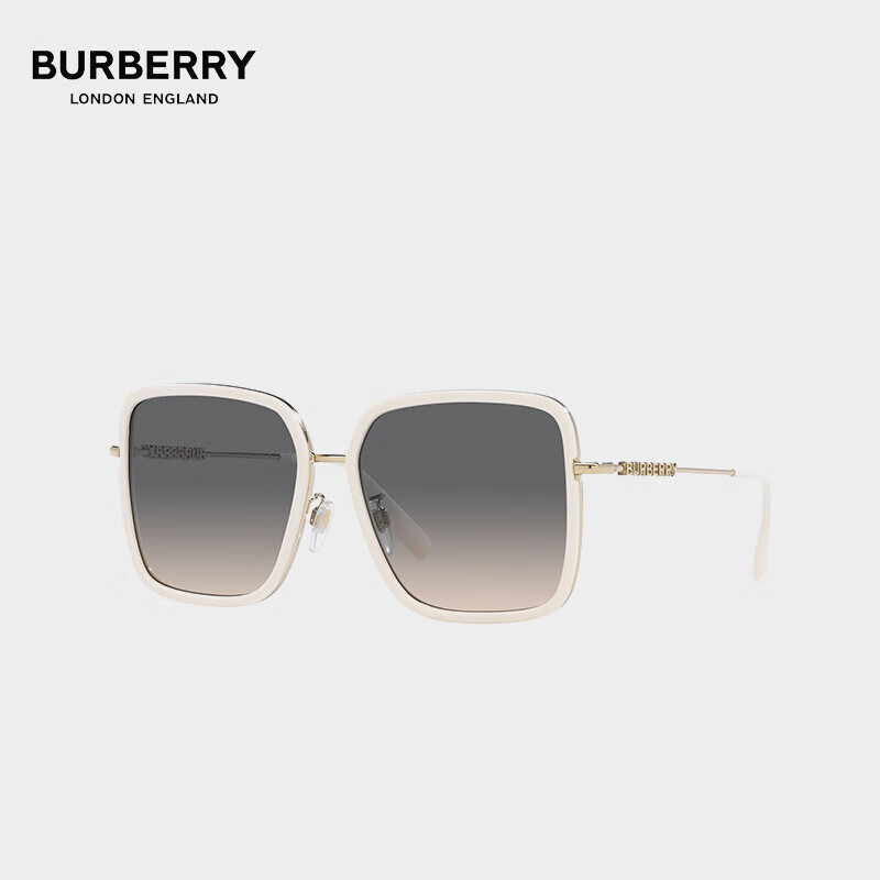 BURBERRY Sunglasses for Men And Women, Driving Sunglasses, Square Frame Glasses, Gift-Giving Authentic Product 0BE3145D1109G958