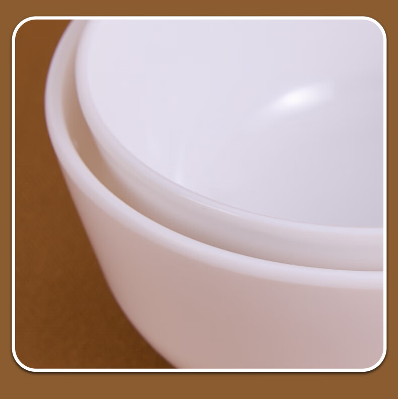 Xinjigaoge XJ5-1 Melamine Straight Bowl, 10 Pieces Per Box, 5-Inch Melamine Noodle Bowl Soup Bowl Rice Bowl, 12.5*6cm 6