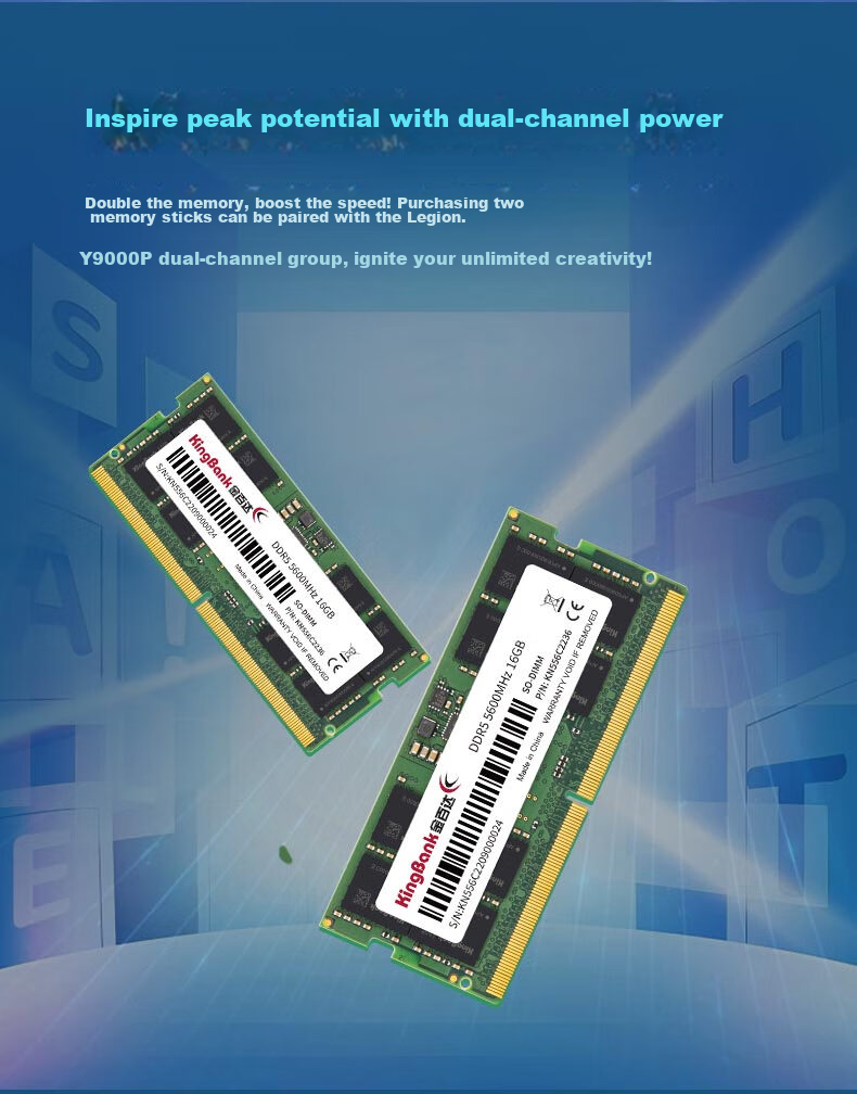 KINGBANK 16GB DDR5 5600 Laptop Memory Module, Compatible with Mini PC, Can Be Used in Dual Channel Configuratio 3