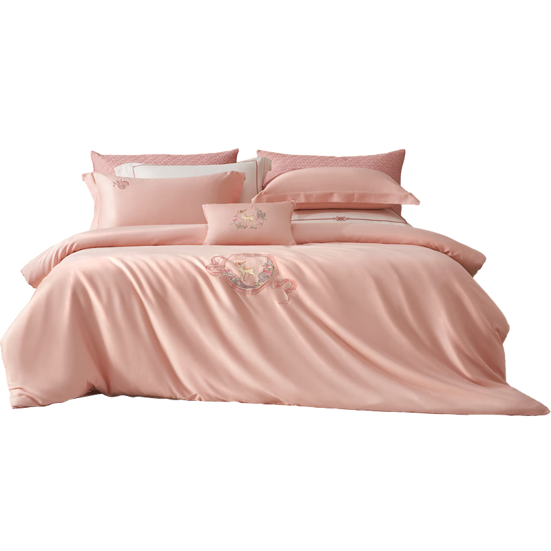 Bailisi Shuixing Jiafang Brand Four-Piece Bedding Set, Pure Cotton Bedsheet, Duvet Cover, Quilt, 100% Cotton, 60-Count Long-Staple Cotton, High-End Luxury, for 1.8m Bed