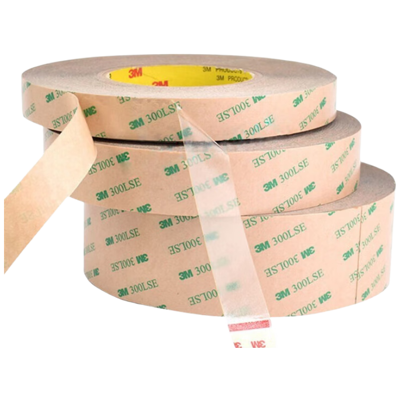 3M Double-Sided Tape for Office And Home Use, Spring Festival Couplets Wedding Decoration, Thin Strong Adhesive for Metal And Plastic, Heat-Resistant 93015LE, Width 30mm Length 55m Thickness 0.15mm