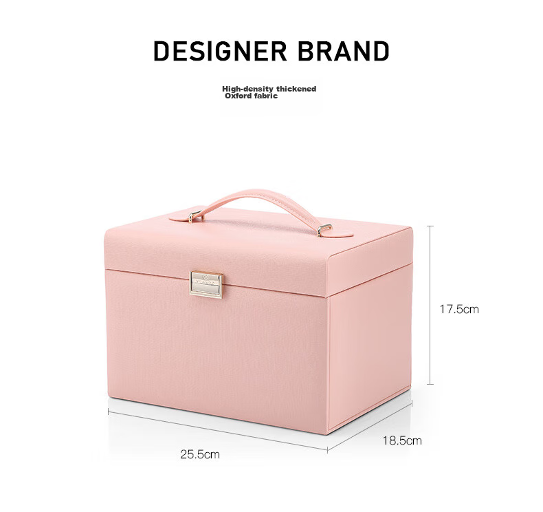 VLANDO Birthday Gift Jewelry Box for Girlfriend, Wedding Gift Storage Box for Bride, High-End Jewelry Box 10