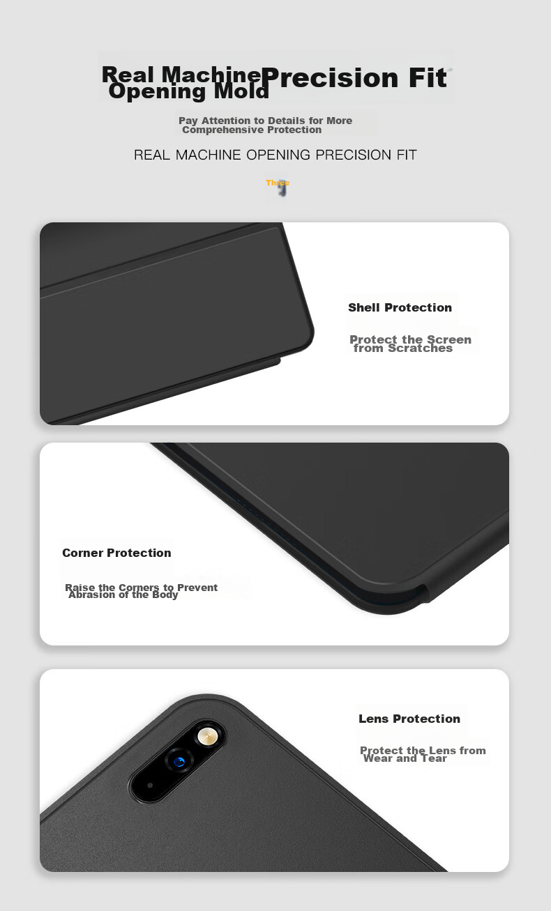 BIAZE Compatible with 2023 Standard/Huawei MatePad Air/11.5-Inch Tablet Case, Smart Sleep/Wake Foldable Full Protection Cover PB473-Lavender 11