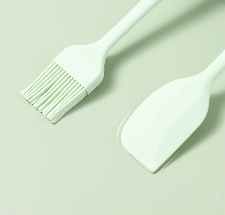 BJ Silicone Scraper, Oil Brush, Egg Beater, Stainless Steel Strainer, Spatula, Four-In Set, Baking Tools 8