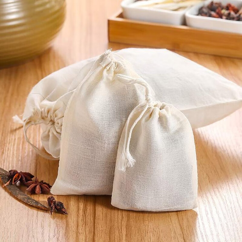 Quanshi Soup Strainer Bags 10*15cm 30 Pack for Stewing Fish, Meat, Filtering, Seasoning, And Decoctio
