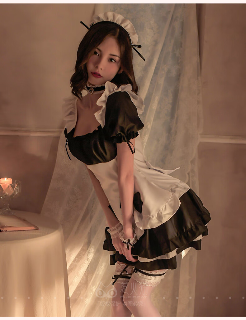 性感女 角色扮演女仆制服jk激情制服诱惑连体裙 r753 cos妲己连体衣