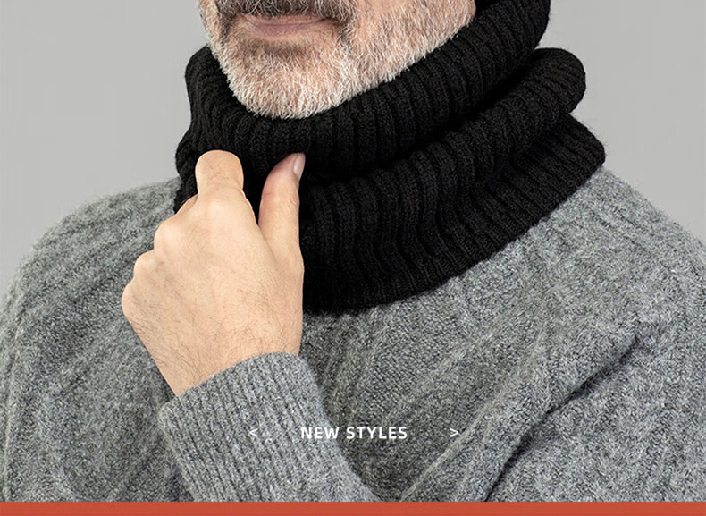 RED DRAGONFLY Hat for Men, Winter Season, Middle-Aged And Elderly, Grandfathers And Fathers, Cold Protection, Warmth, Windproof, Fleece-Lined, Thickened, Knitted Woolen Cap for The Elderly 16