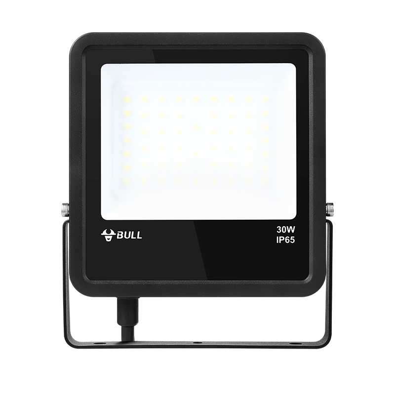BULL LED Floodlight, Outdoor Street Light, Garden Light, Construction Site Light, Camping Light, IP65 Waterproof, 30W-3000K Warm Light