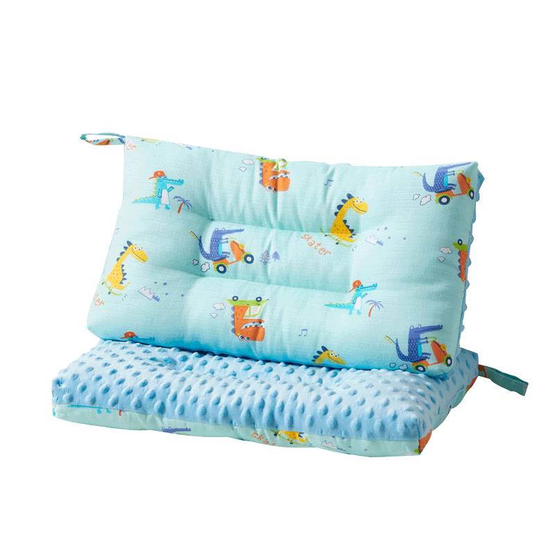 Dohia Pillow, Class A Pure Cotton Double-Layer Yarn Children's Comfort Bean Pillow, Washable Pillow Core, Single Piece 50*30cm