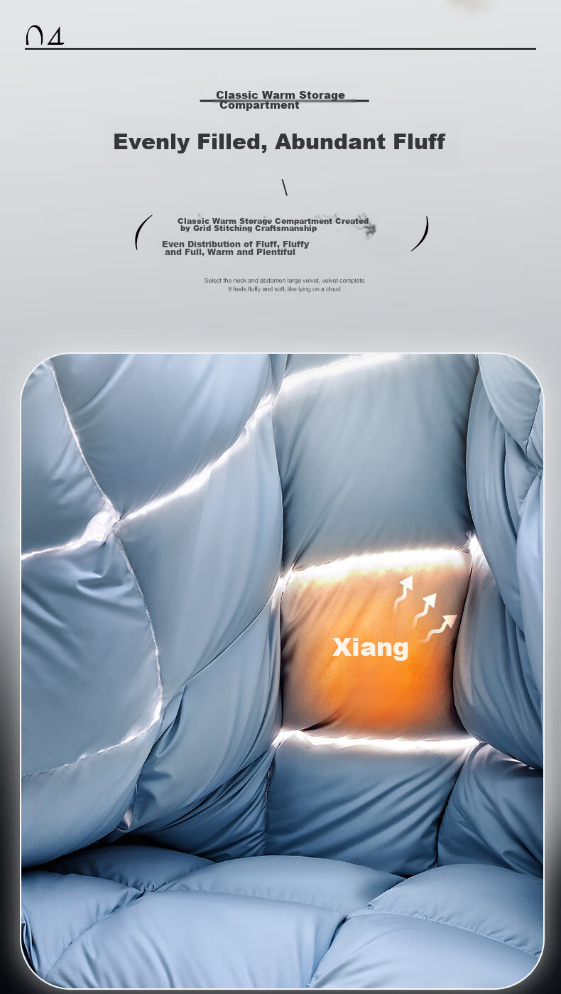 FUANNA × Jingdong Collaboration [Li Xiaoran's Choice] 90% Duck Down Comforter Winter Quilt 203×229cm 4