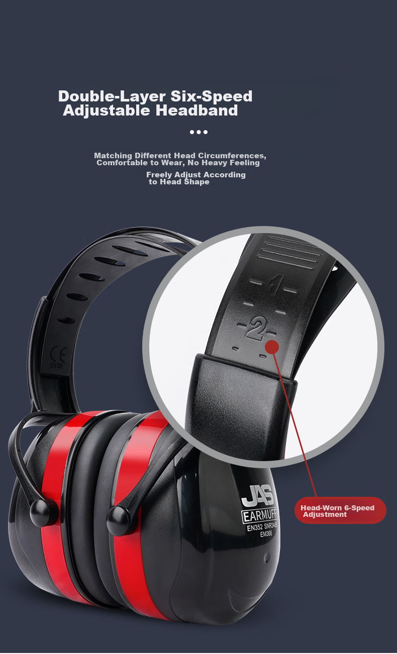 Jiansi Noise-Reducing Earmuffs for Work Protection And Shooting 5
