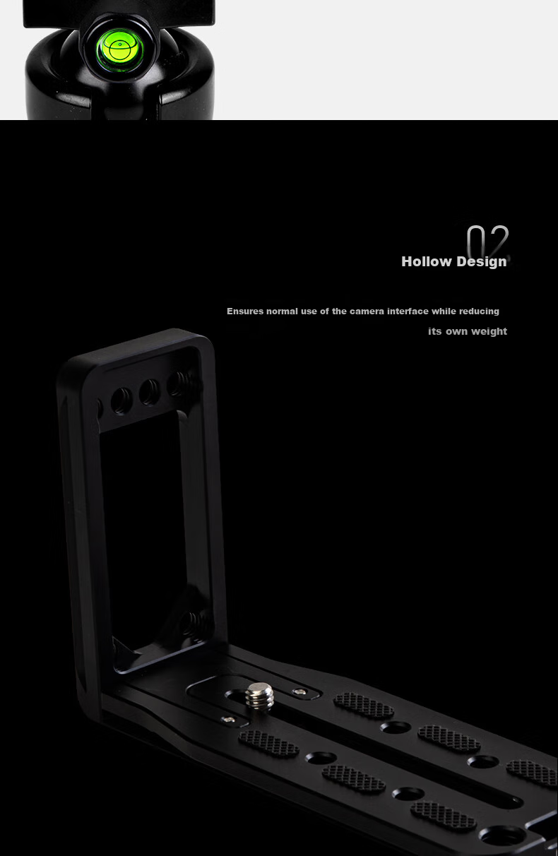 Fotopro QAL-2L Vertical Quick Release Plate, DSLR Stabilizer Tripod Hydraulic Ball Head Universal Quick Release Plate for Cameras And Photography 2