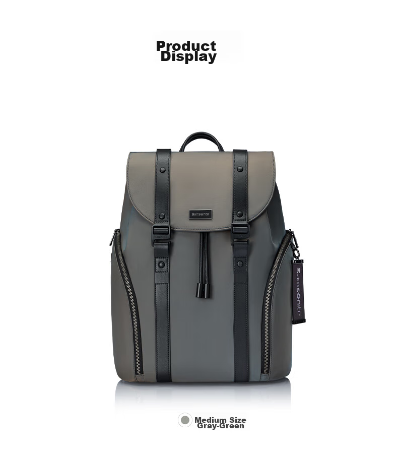 Xinxiuli Casual Fashion Backpack Laptop Bag, 15.6-Inch, for Men And Women, Reflective Material, Cowhide Leather, TM7*013 8