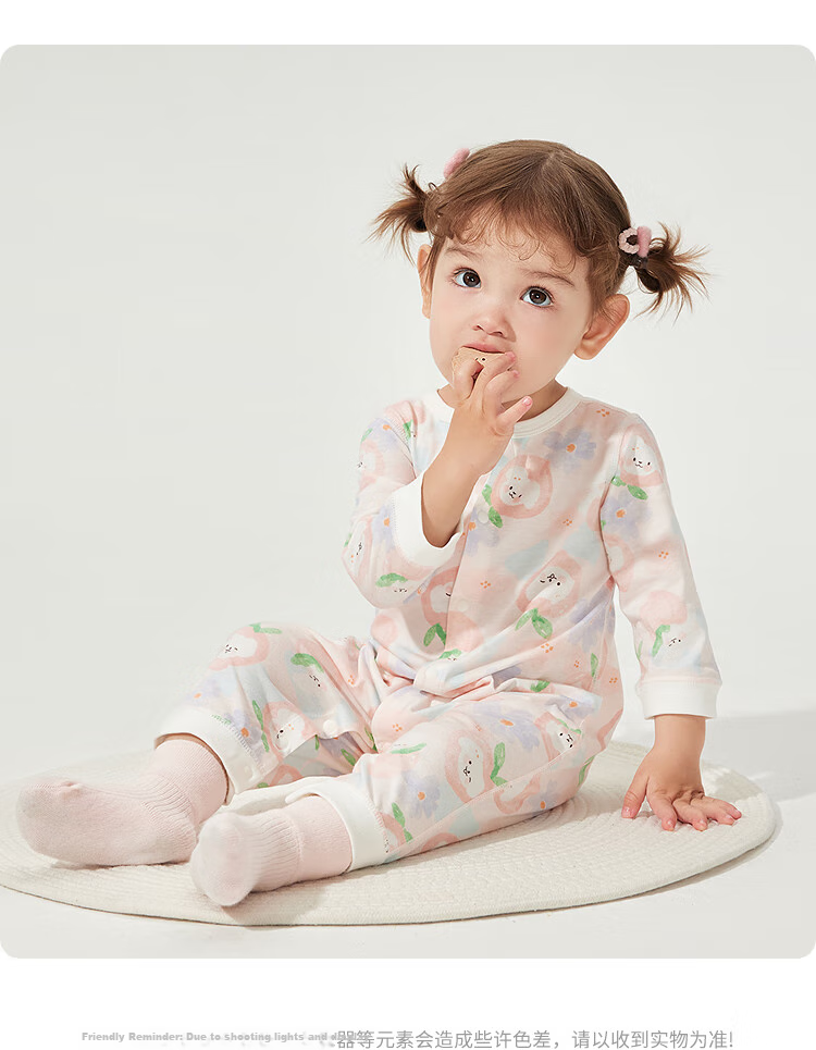 BALABALA Children's Clothing, Baby Romper, Infant Clothes, Newborn Onesie, Crawling Suit, Two-Piece Set for 2025, 209125133202 9