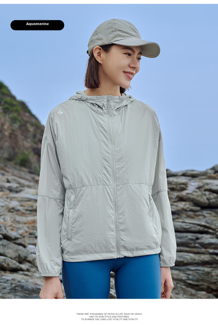 TOREAD TOREAD Women's Sun Protection Clothing, Outdoor UPF50+ Skin Coat, Breathable UV Protection Sunscreen Garment TAZZBM82772 30