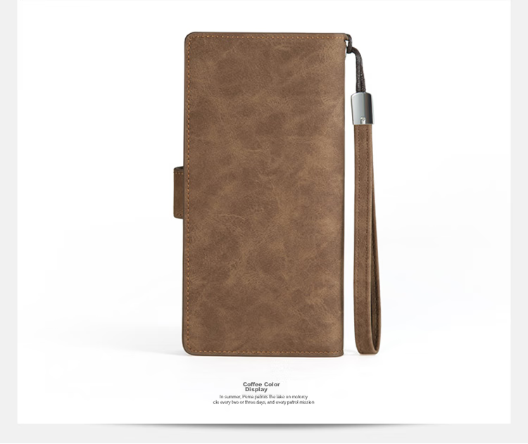 MashaLanti Men's Wallet, Long Style, Large Capacity, Leather Billfold, Handheld Multi-Card Slots, Coin Purse, All-In Design, Father's Day Gift 19