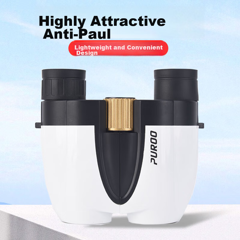 PUROO Anti-Paul Telescope Binoculars High Magnification HD for Concerts, Theater Shows, Ballet, And Musical Theater - White