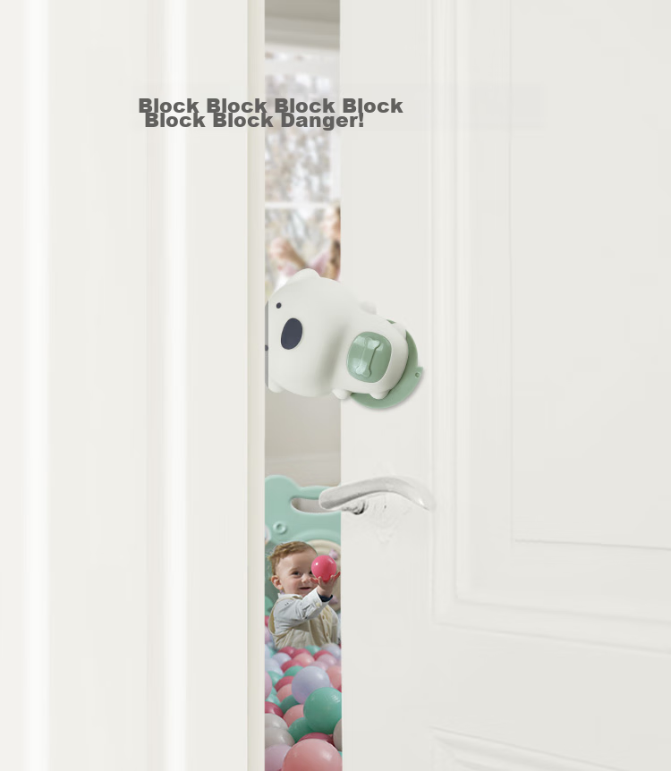 Babycare Child Safety Door Stopper, Anti-Pinch Hand Guard, Anti-Collision Silicone Door Stopper, Aotemi 1