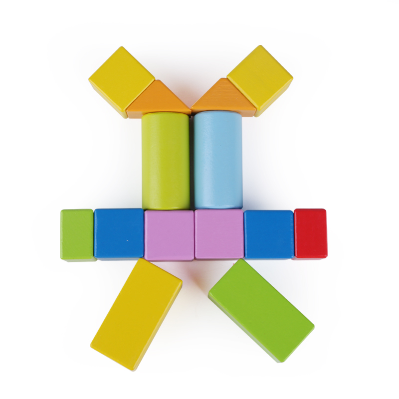 Hape (Germany) Children's Large Building Blocks Toy Trial Pack 20 Pieces Blocks Boys and Girls Holiday Gift E9355 5