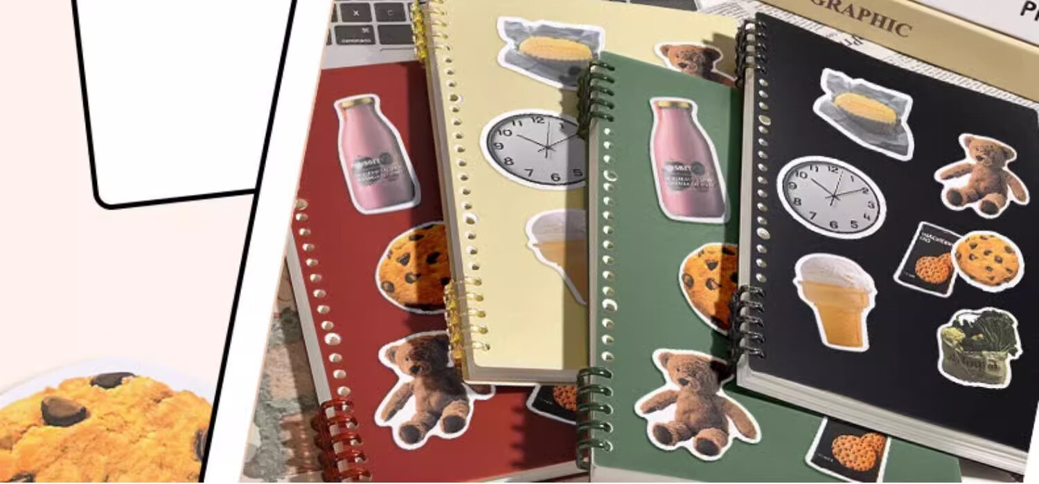 Shuxing B5 Loose-Leaf Notebook, 60 Sheets, Aesthetically Pleasing, Detachable, Specially Designed for High School Students' Diaries, Middle School Students' Notebooks, Spiral-Bound Error Correction Booklets, Loose-Leaf Binder for Students, Cream Yellow Color 3
