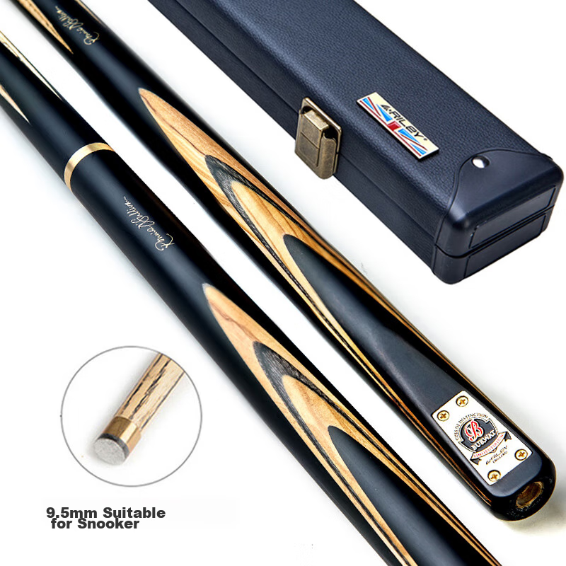 RILEY Pool Cue RBW-600 Snooker Small Tip Black 8 Chinese Eight-Ball Medium Tip Black Eight Billiard Cue 9.5mm