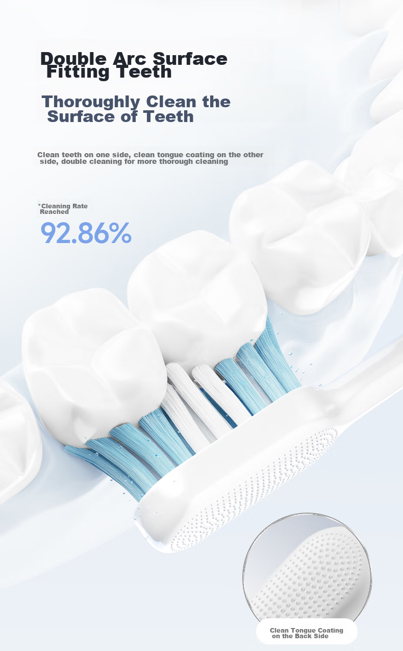 Panasonic Antibacterial Electric Toothbrush Heads WEW0880, 2-Pack, Compatible with DC75/DC50/DC40/PDP67/PDP51 And Most Other Models (Contact Customer Service for Details) 6